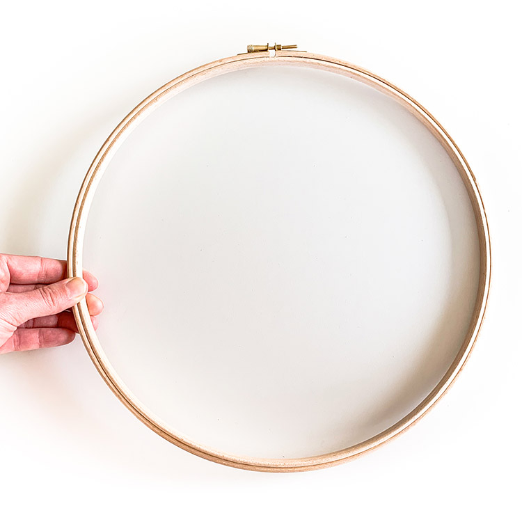 12 inch wooden embroidery hoop - 30 cm hoop