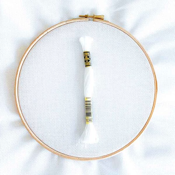 AIDA 14 Count White Cross stitch fabric | by Studio Koekoek
