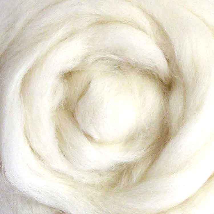 100 gram ongeverfde gebroken wit lontwol | mulesing-vrij 100% natuurlijke merinowol 100 gram ongeverfde gebroken wit lontwol | mulesing-vrij 100% natuurlijke merinowol