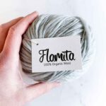 Flamita silver ecological wool