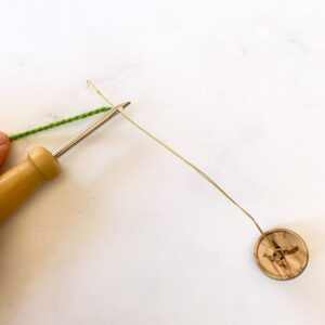 how to thread the fine adjustable punch needle