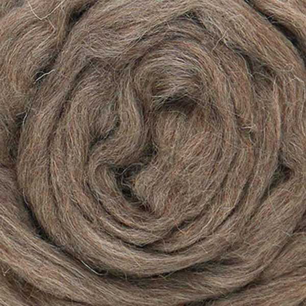 100 gram Undyed brown wool roving 100 European eco Merino wool