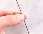 large ball point needle for weaving and mending knitwear