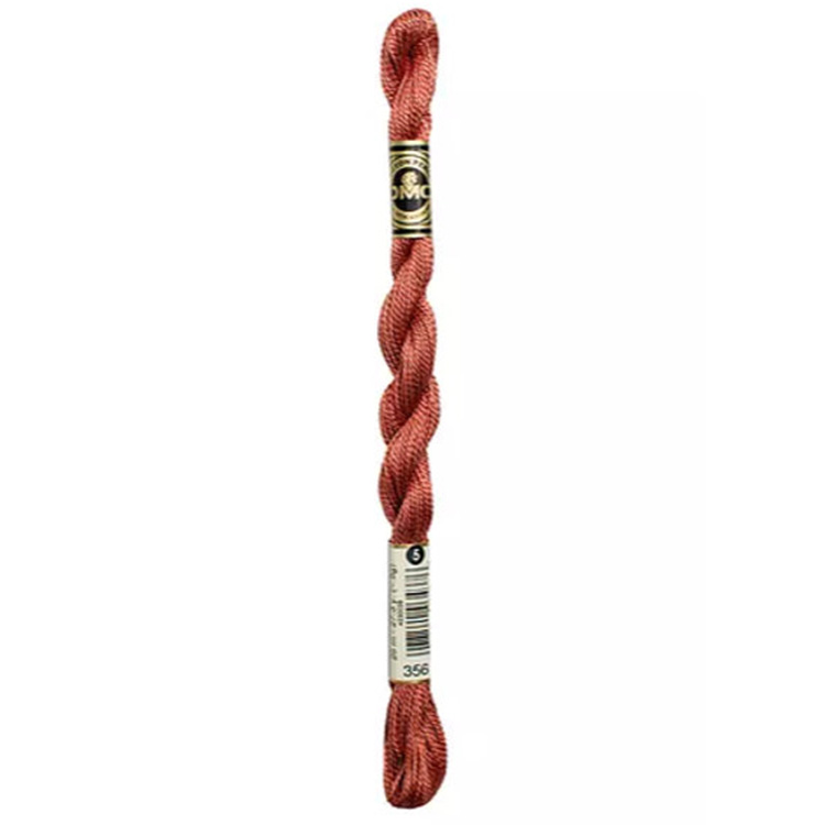 DMC Perle 356 Cotton No.5 - 25 meter skein - Image 2 DMC Perle 356 Cotton No.5 - 25 meter skein - Image 2