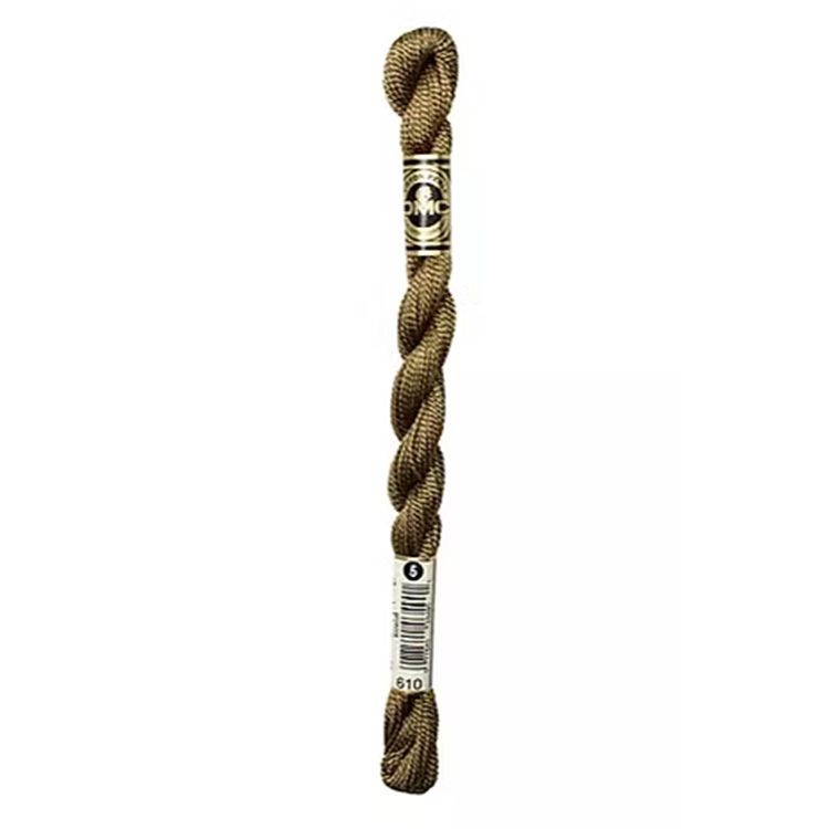 DMC Perle 610 Cotton No.5 - 25 meter skein - Image 2 DMC Perle 610 Cotton No.5 - 25 meter skein - Image 2