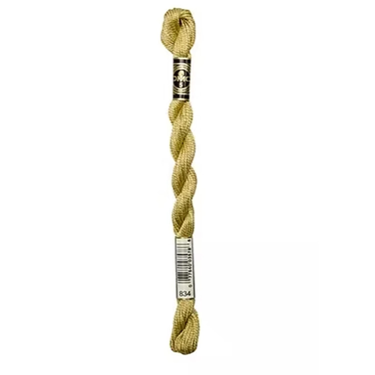 DMC Perle 834 Cotton No.5 - 25 meter skein - Image 2 DMC Perle 834 Cotton No.5 - 25 meter skein - Image 2