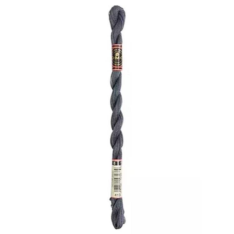 DMC Perle 413 Cotton No.5 - 25 meter skein - Image 2 DMC Perle 413 Cotton No.5 - 25 meter skein - Image 2