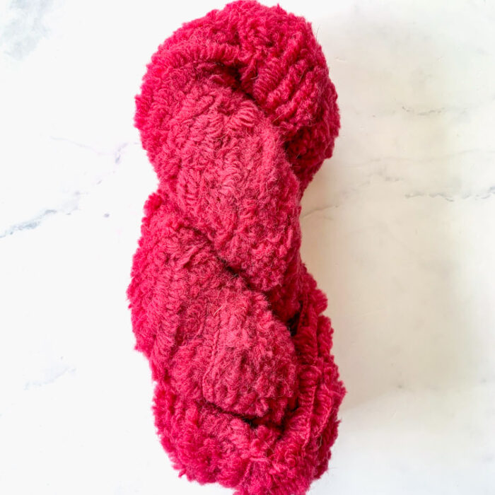 fur wool british wool fucsia