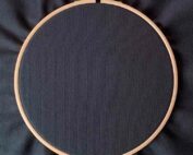 ultra dark blue ecological canvas
