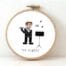 male flutist cross stitch pattern