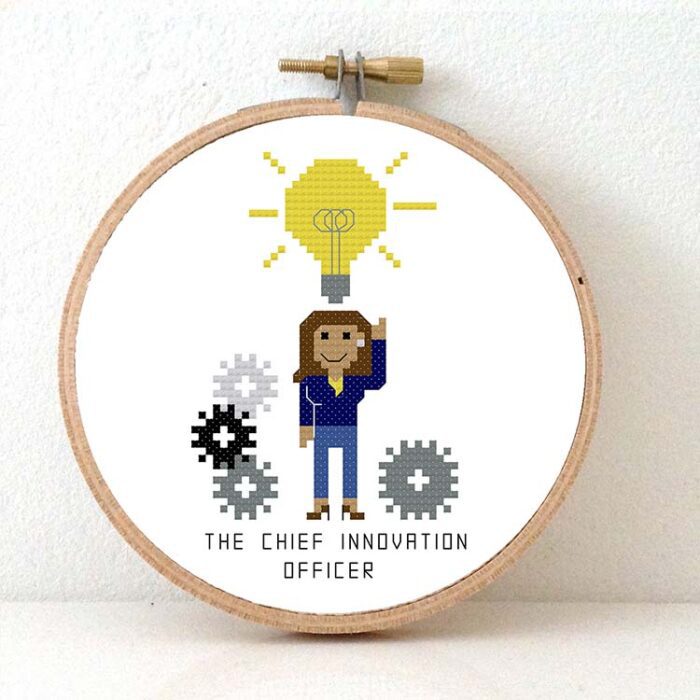 stitchajob DIY gift for chief innovation officer female