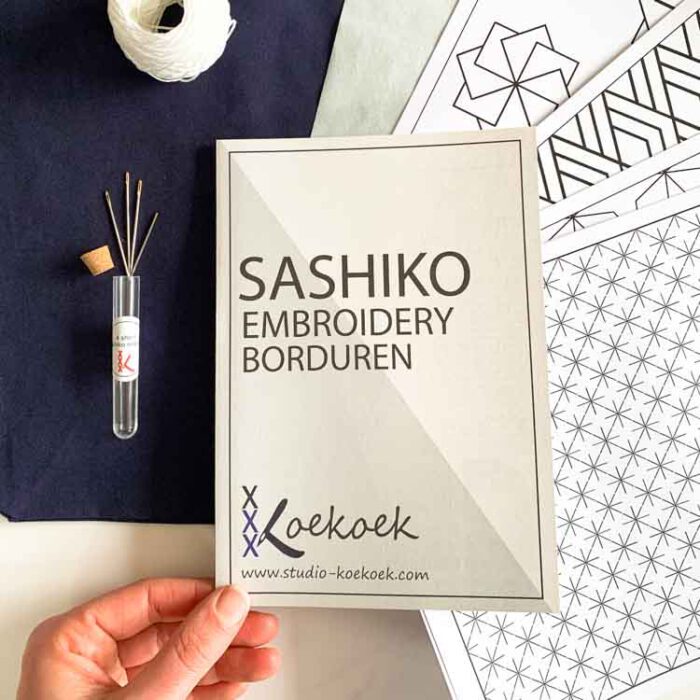Sashiko draagtas pakket voor beginners