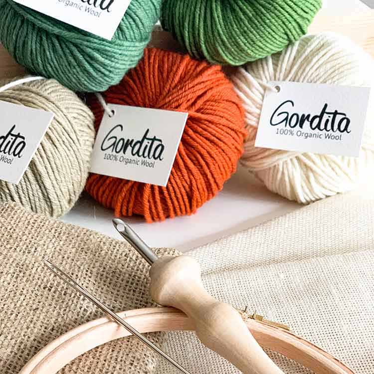 Modern Cross Stitch and Punch Needle Supplies Studio Koekoek