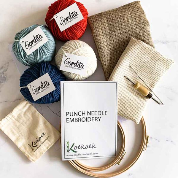 Punch needle kit for beginners including instructions Studio Koekoek