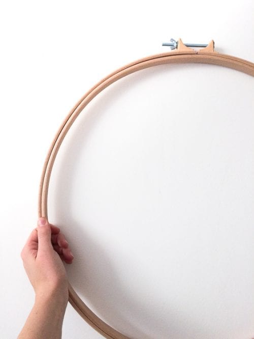 Extra large embroidery hoop 53 cm Studio Koekoek modern cross stitch