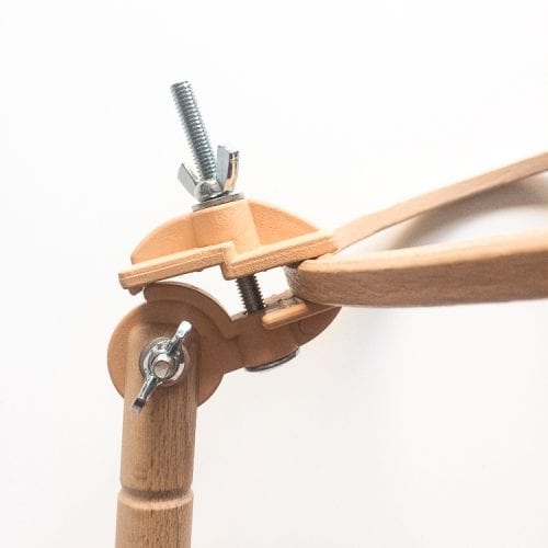 Flexible table clamp for jessecmault hoop up to 12 inch  studio koekoek