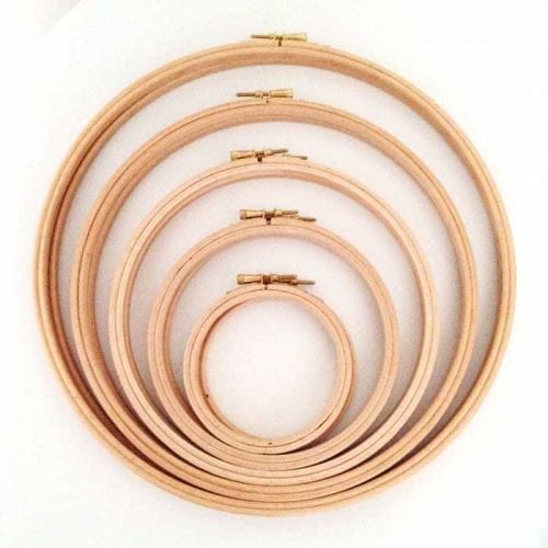 Wooden embroidery hoops Studio Koekoek Modern Embroidery