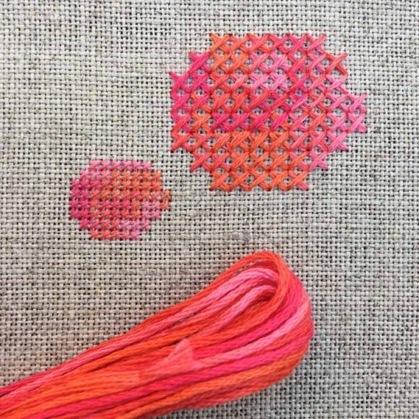 How to Stitch over 2 Cross Stitch Instructions for beginners Studio