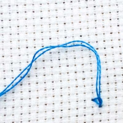 Different ways how to start your cross stitch. How to start cross ...