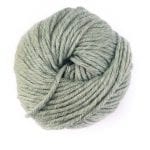 Light Blue Gray Gordita chunky Merino Wool GOTS yarn for punch needle embroidery