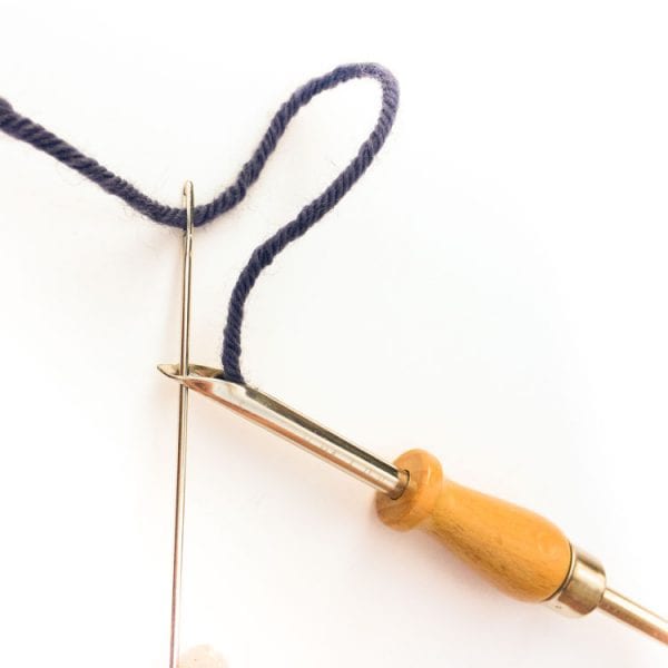 long needle punch needle threader Studio Koekoek