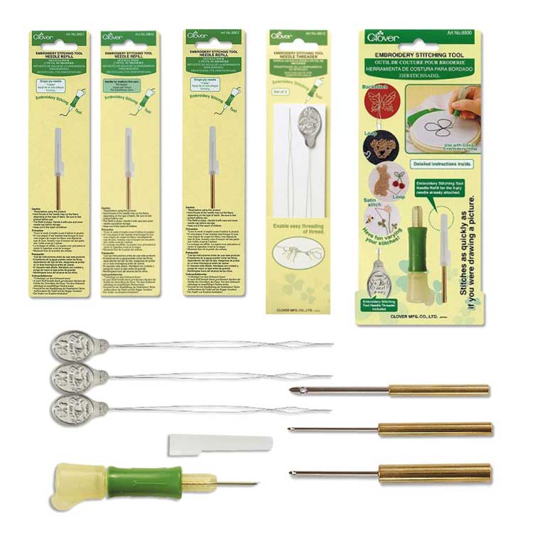 Clover Embroidery Stitching Tool Needle Threader 