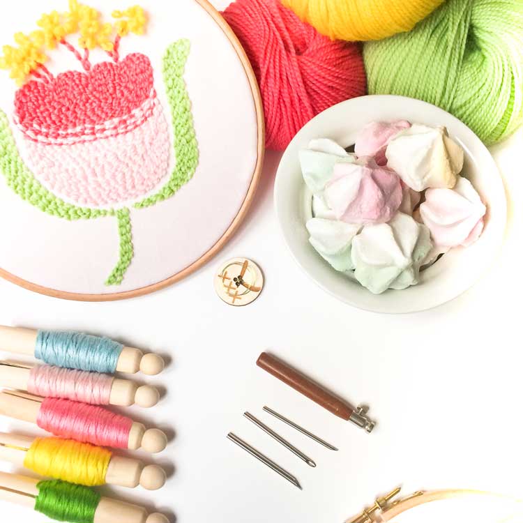 3 size punch needle example piece 3 size punch needle example piece