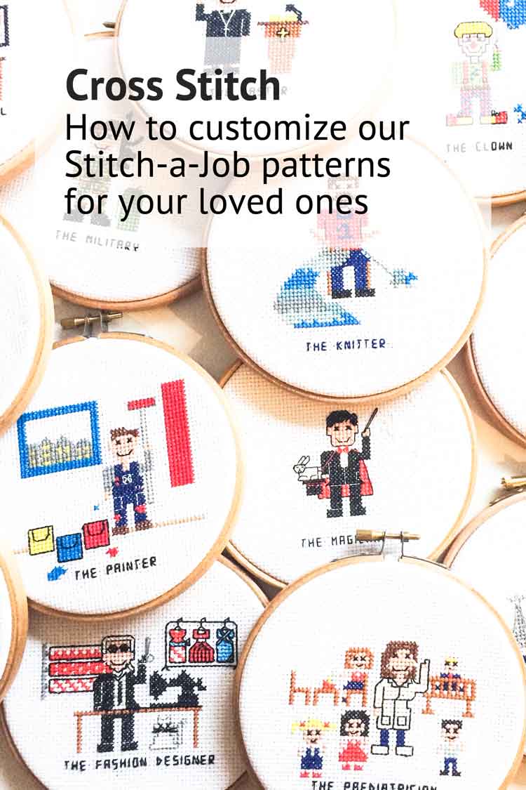 Stitch a job customize text How to customize a cross stitch portrait