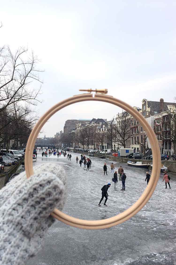 perfecte plekken voor kruissteek borduren in Amsterdam