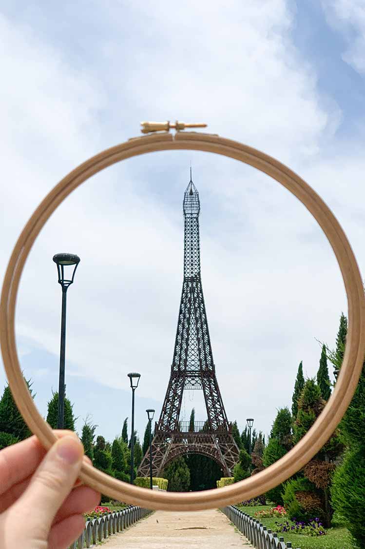 parque europa stille plekken in madrid waar je kan kruissteek borduren