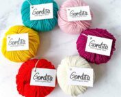 yarn pack 6 colors gordita ecological wool-4