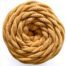 Relove Cotton Braid 5mm ochre yellow recycled cotton cord