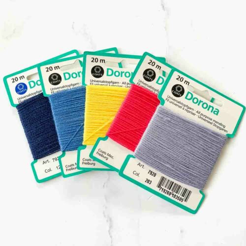 Dorona all purpose mending wool set of 5 colors 5110