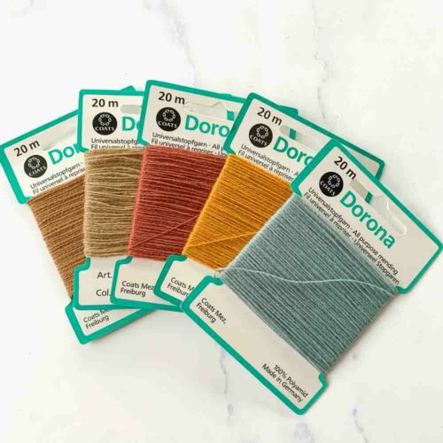 Dorona mending thread set of 5 colors 514