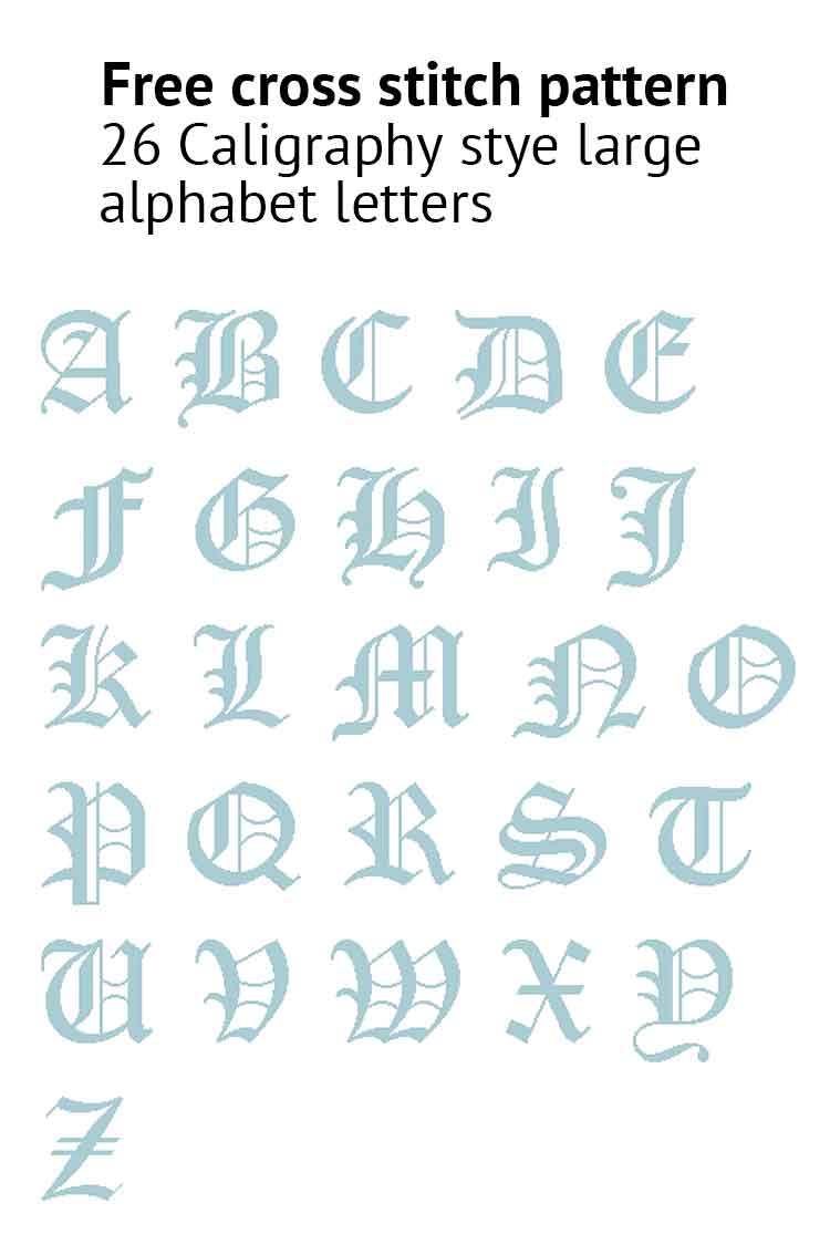 Free Alphabet Pattern Studio Koekoek Modern Cross Stitch