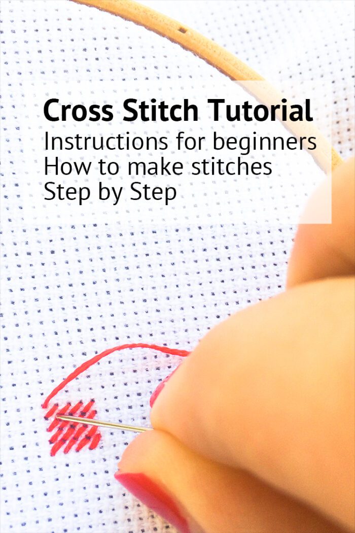 How to Stitch over 2 Cross Stitch Instructions for beginners Studio