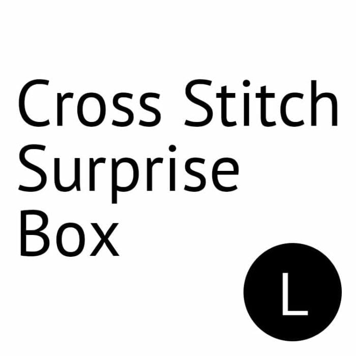 cross stitch surprise box size l