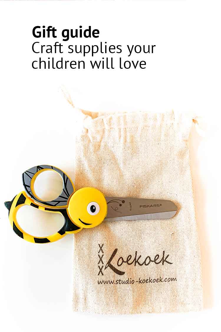 Kids Scissors 13cm sciccors. Bee Children Scissors for age 4+.