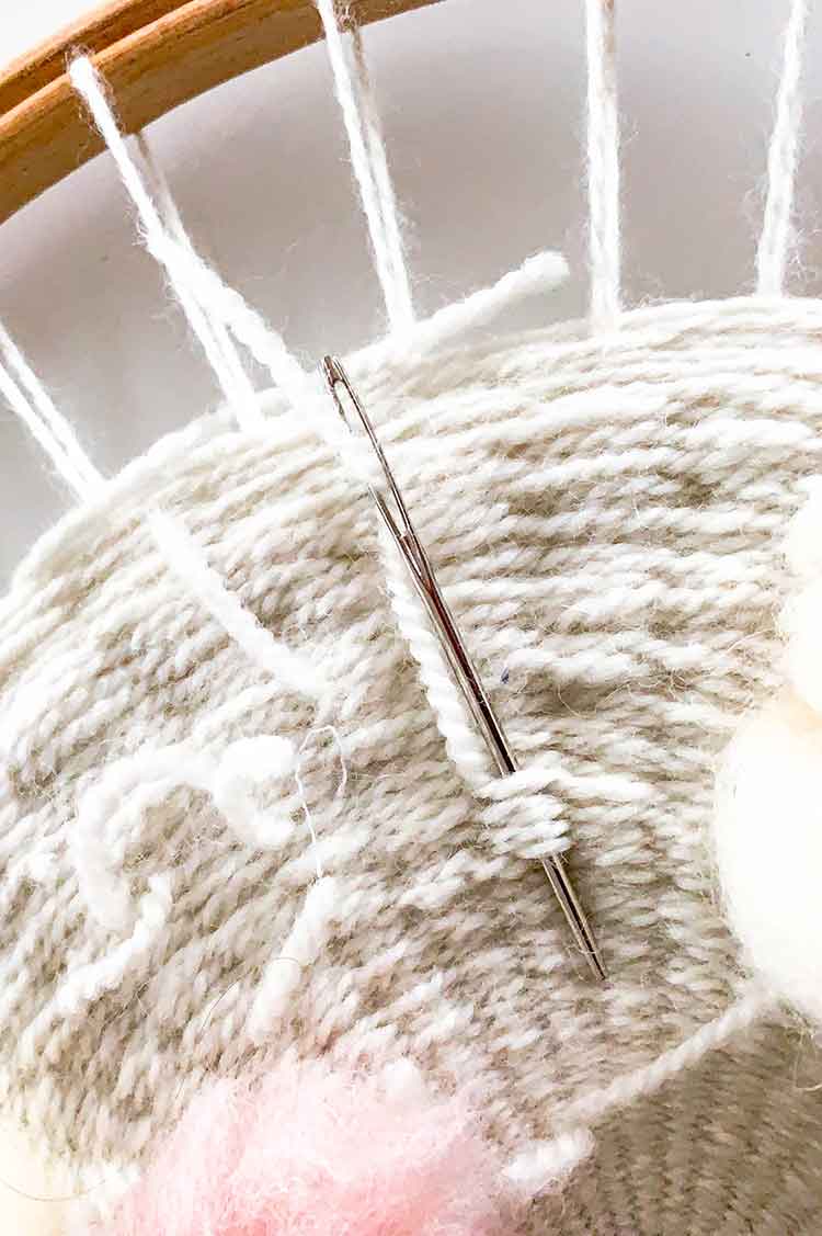 how to weave on a circular loom lR 9 1