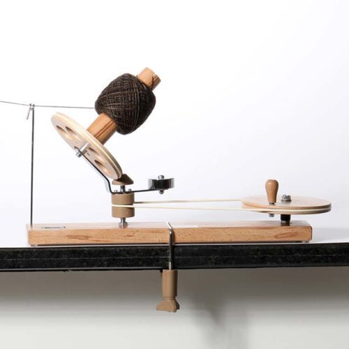 KnitPro mega ball winder premium yarn wool winder from natural birch
