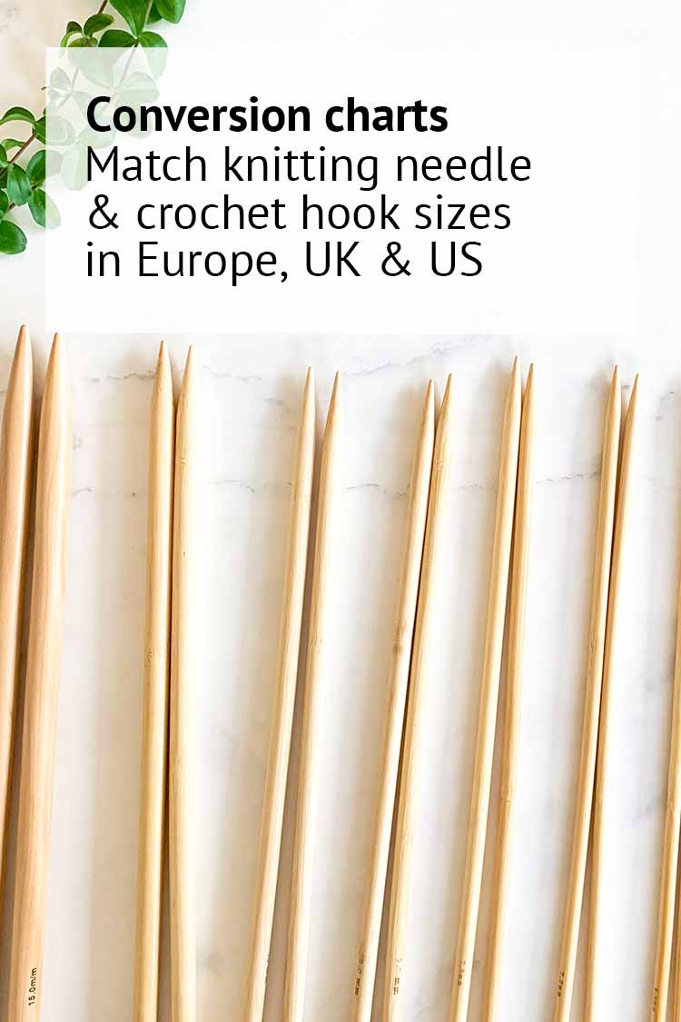 Selecting Knitting Needles  Knitting needles sizes, Knitting needle size  chart, Knitting needle storage