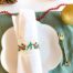 Christmas napkin holder cross stitch pattern