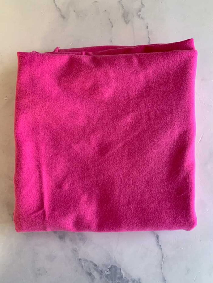 88 x 85 cm Pink ecological tricot fabric | s1890