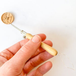 How to use the 3 size punch needle, Including tips for foundation fabrics  and yarn for each refill needle - Studio Koekoek