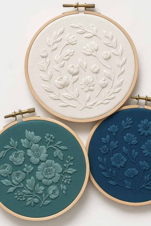 ton-sur-ton embroidery workshop for beginners