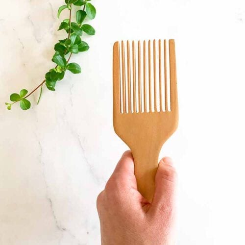 Wooden weaving beater Long weaving comb Studio Koekoek