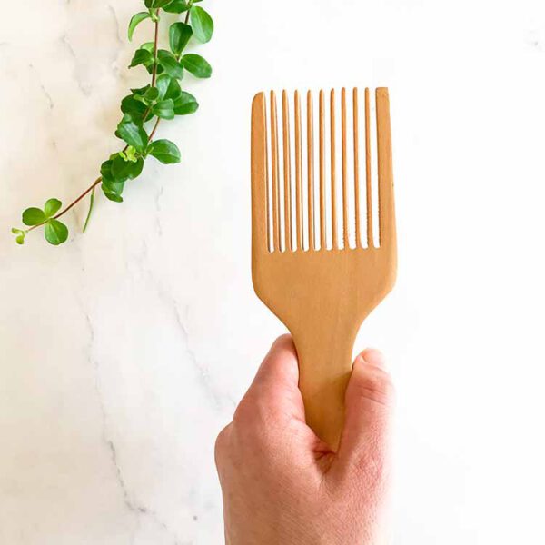 Wooden weaving beater Long weaving comb Studio Koekoek