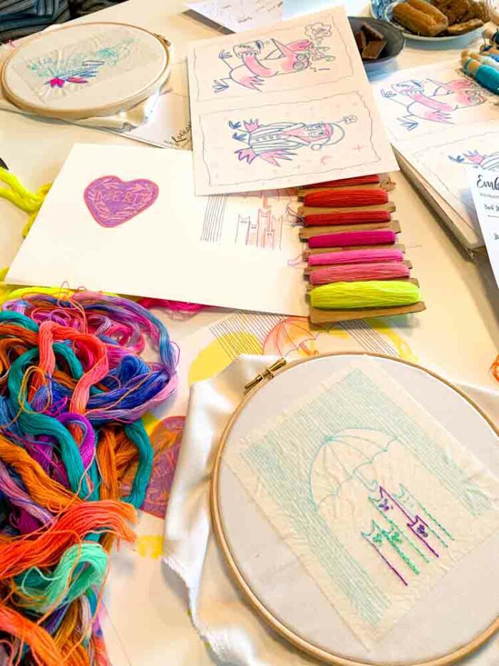 workshop riso print embroidery learn in amsterdam riso pop studio koekoek
